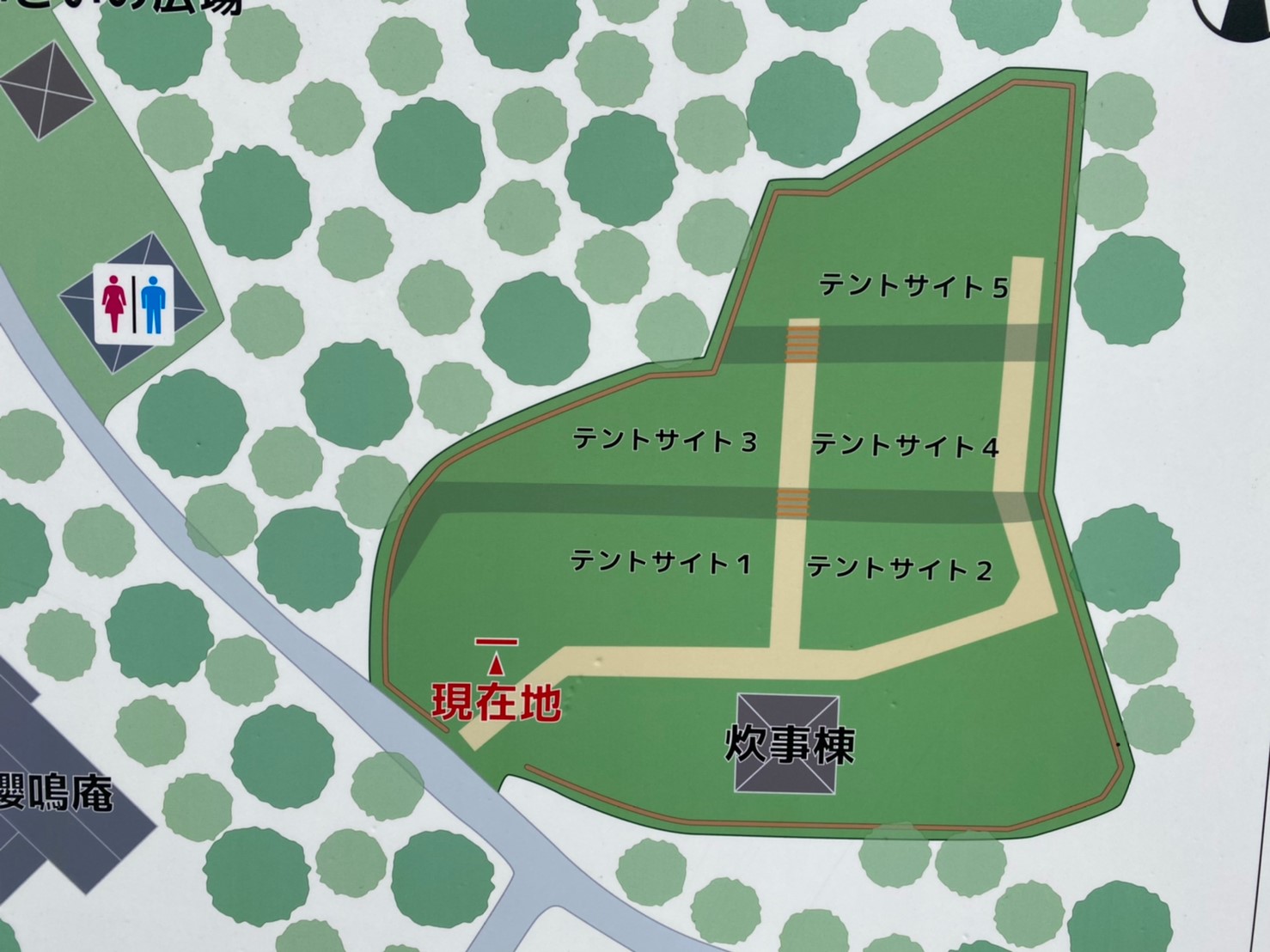 無料の穴場スポット 愛知県 聚楽園公園 キャンプ場 の情報まとめ 駐車場 トイレ 中部キャンプwalker